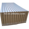 melamine colors slotted mdf board 1220*2440*15/18mm for shop usage